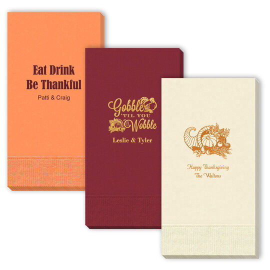 Design Your Own Thanksgiving Guest Towels